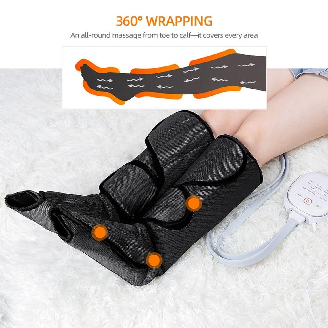 1 Pair of Air Compression Leg Massagers