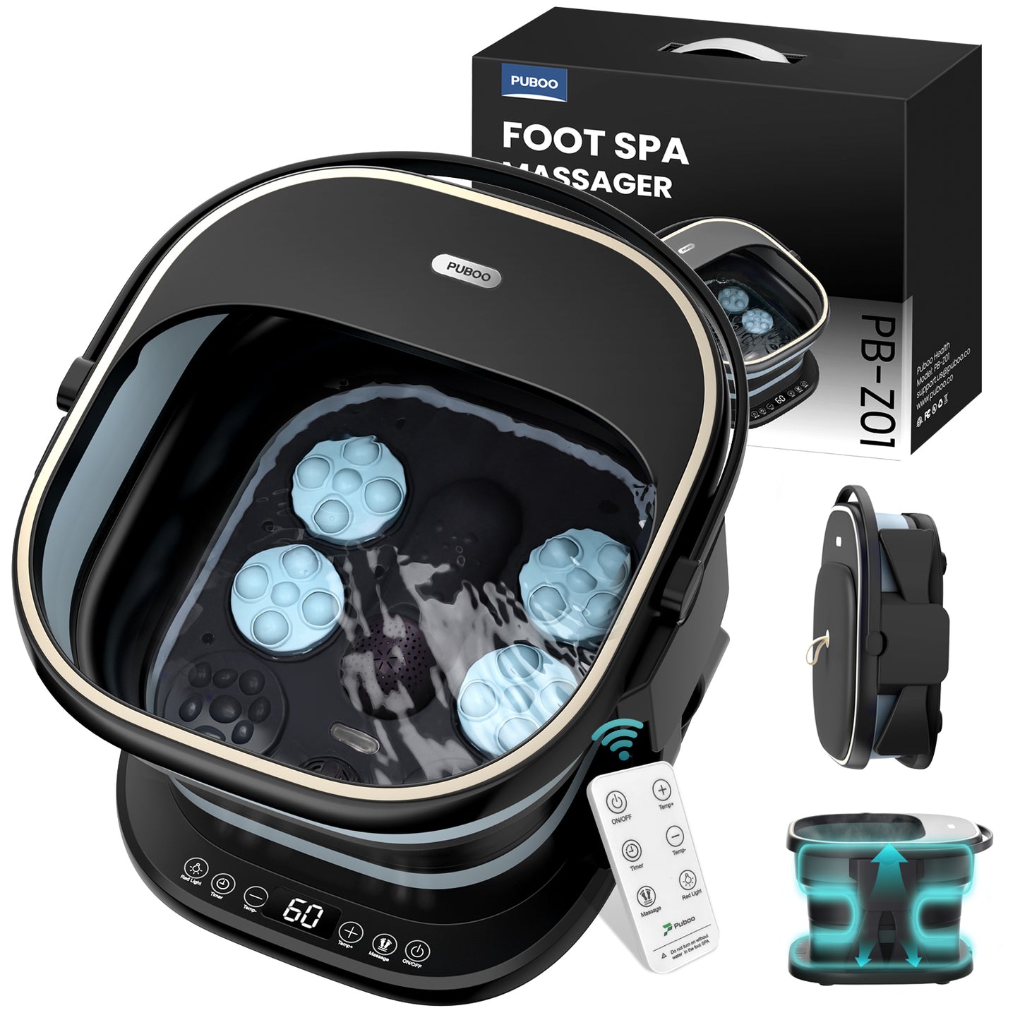 Foot Spa Bath with Heat & Massager