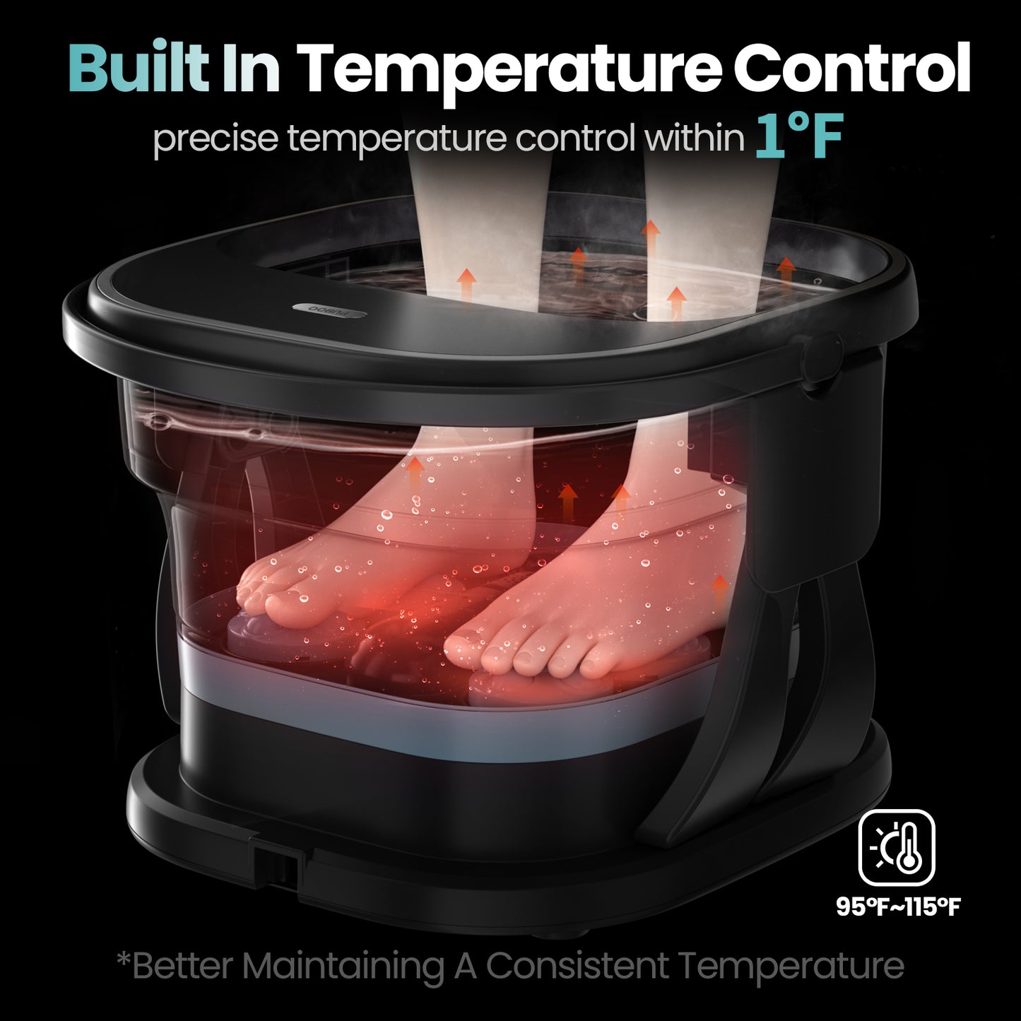 Foot Spa Bath with Heat & Massager