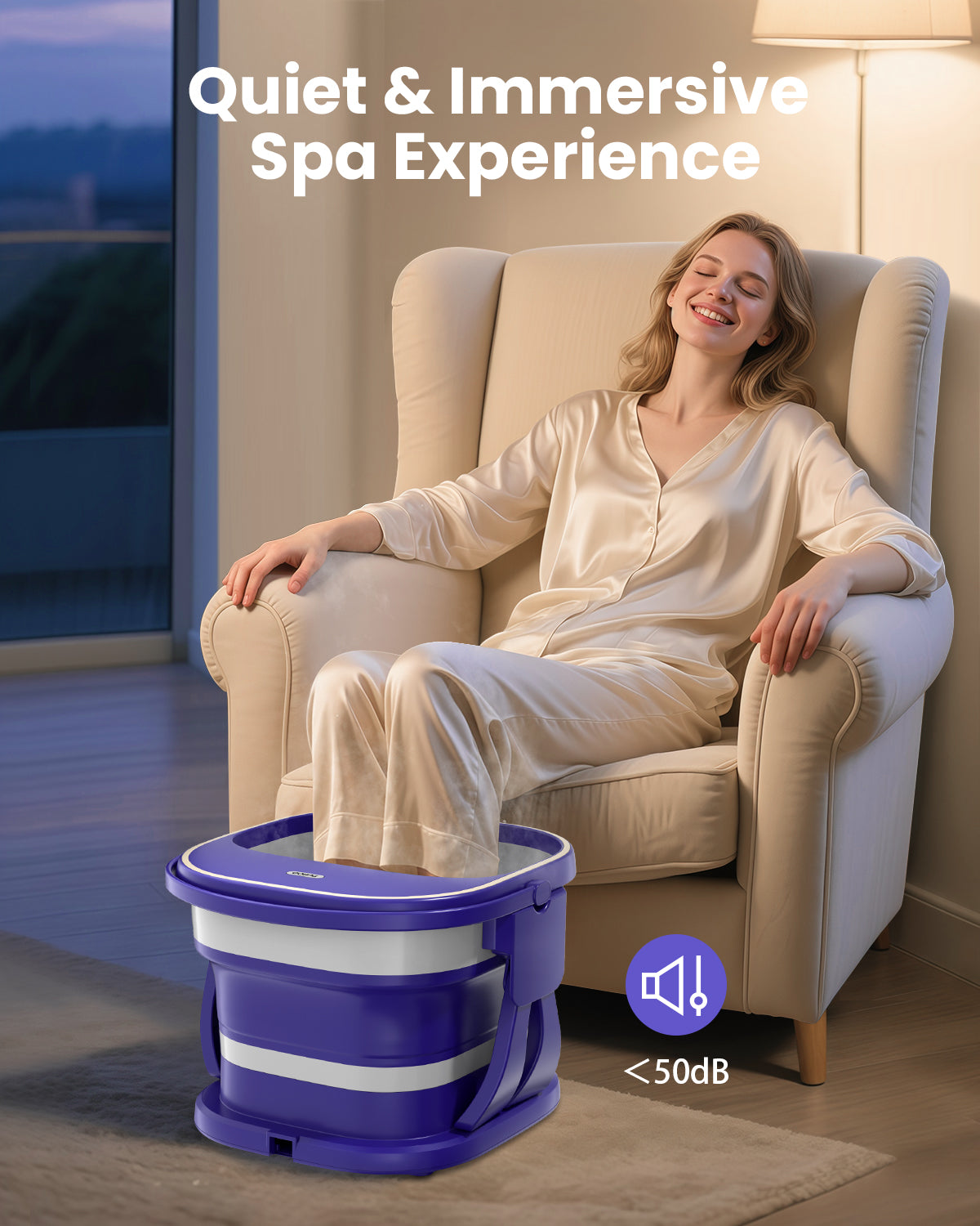 Foot Spa Bath with Heat & Massager