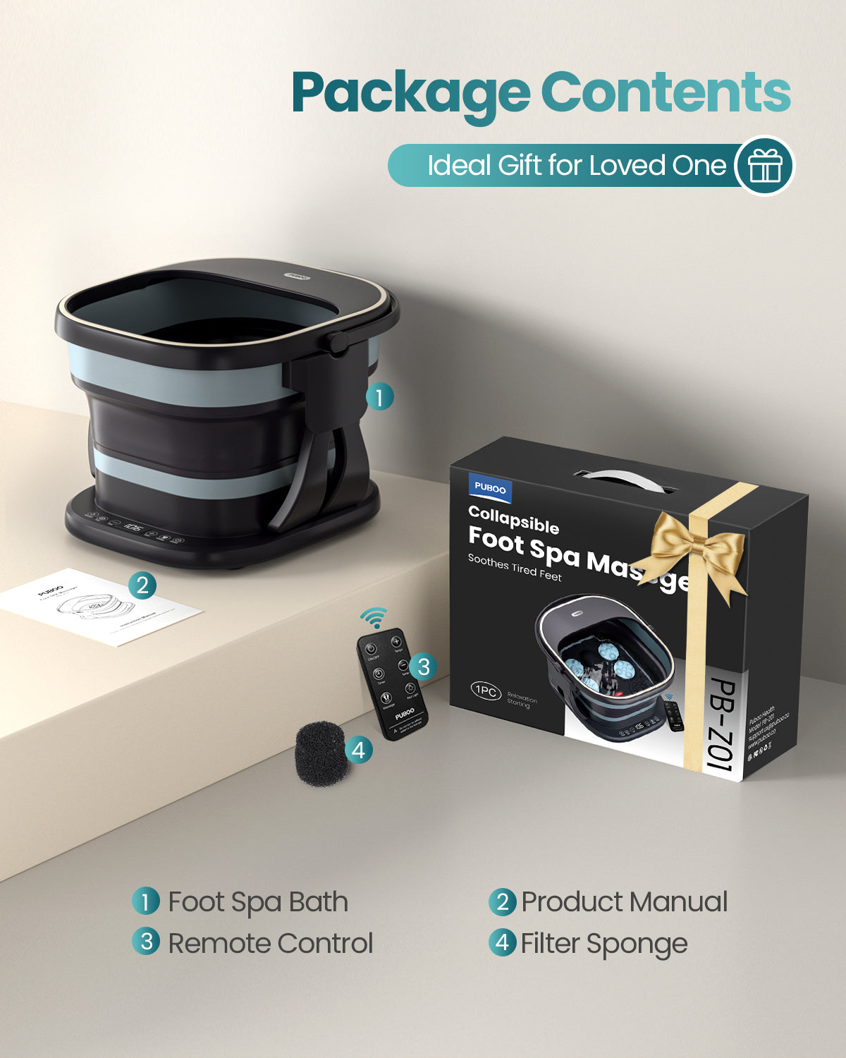 Foot Spa Bath with Heat & Massager