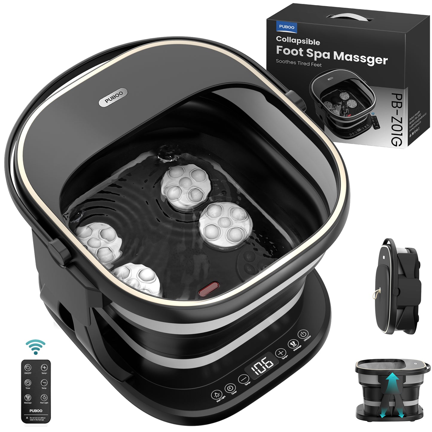 Foot Spa Bath with Heat & Massager