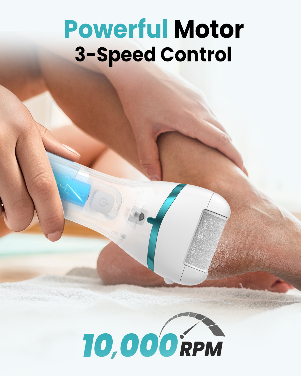 Puboo Electric Foot Spa with Heat and Electric Foot Callus Remover