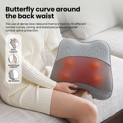 Electric Shiatsu Neck and Back Massager for Pain Relief - Cordless Shoulder & Neck Massager