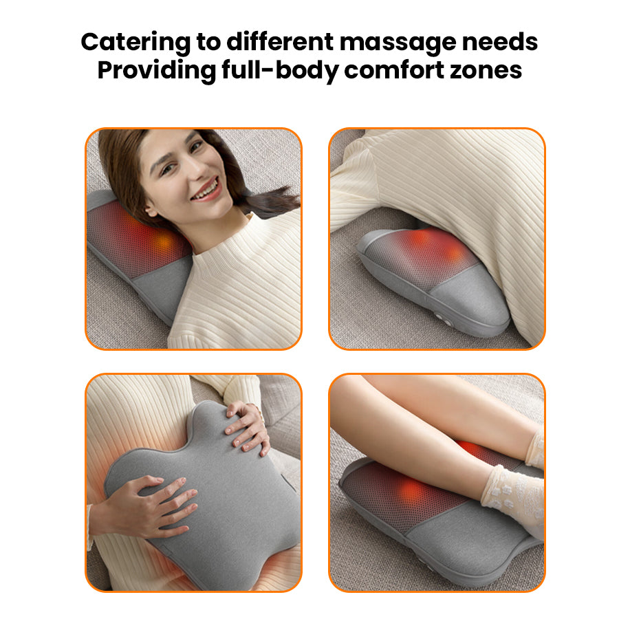 Electric Shiatsu Neck and Back Massager for Pain Relief - Cordless Shoulder & Neck Massager