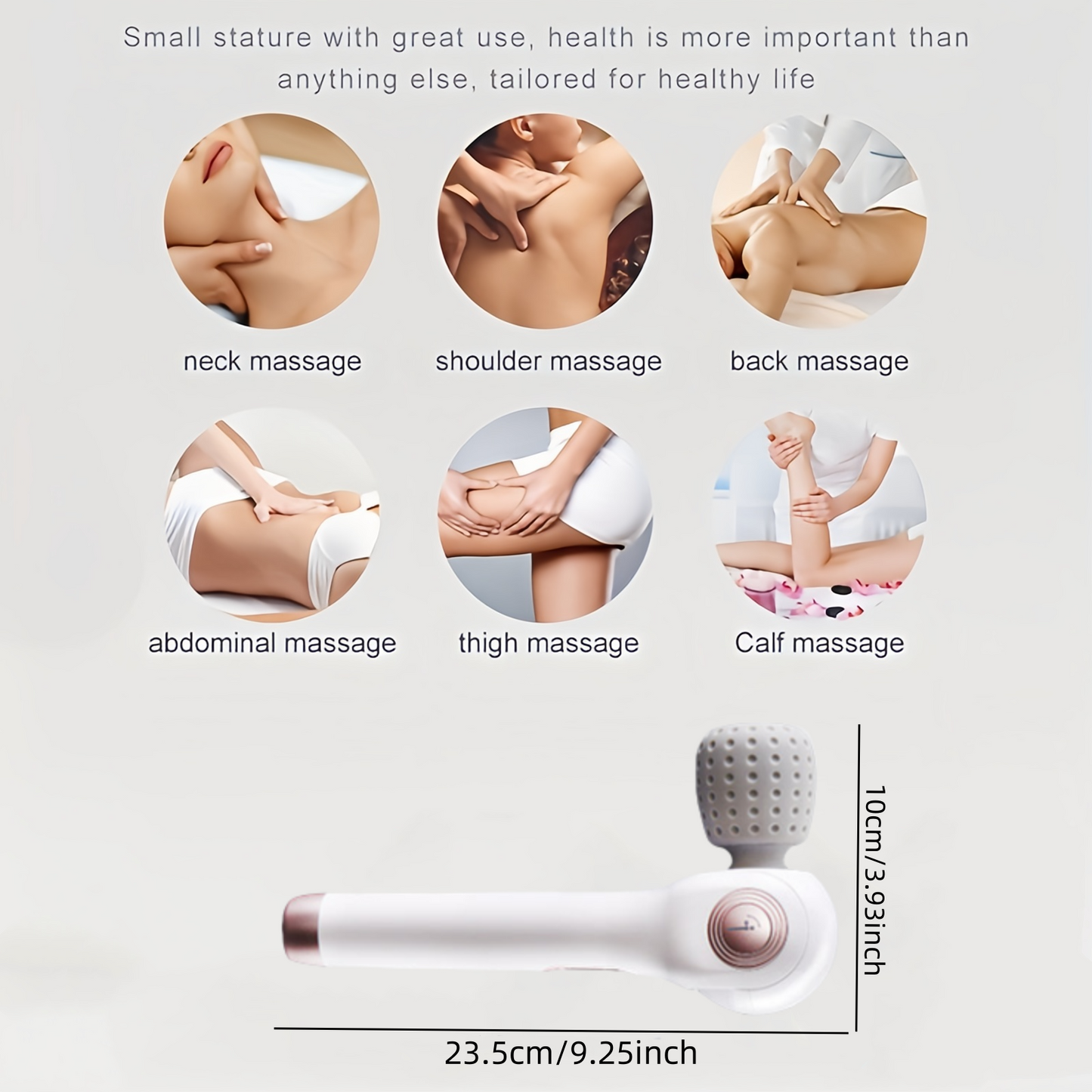 Wireless handheld massager