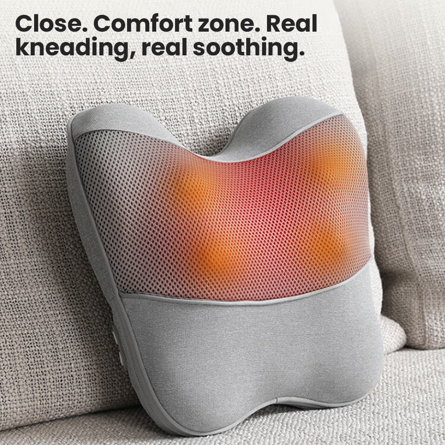Electric Shiatsu Neck and Back Massager for Pain Relief - Cordless Shoulder & Neck Massager