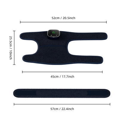 Cordless Knee Massager with Heat Vibration for Pain Relief