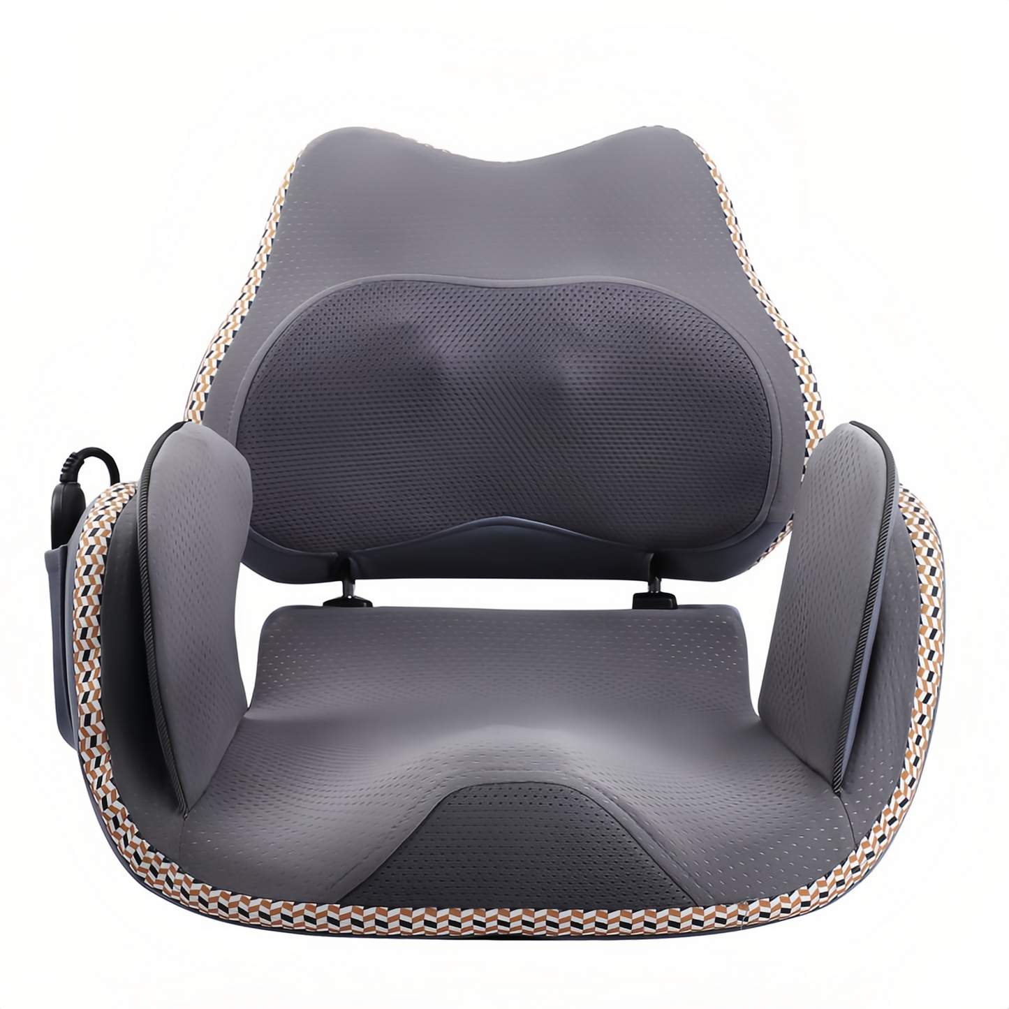Lower Back Acupressure Massager, Lumbar Hip Rolling Massage Seat Cushion with Heat