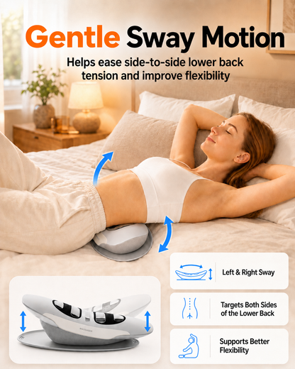 Multifunctional Electric Lumbar Support Massager for Lower Back with Airbag