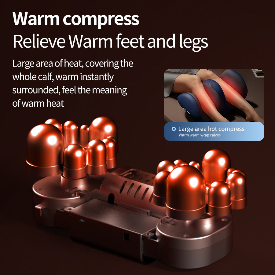 Foot Massager, Shiatsu Foot Massager with Heat, Rechargeable Calf Massager