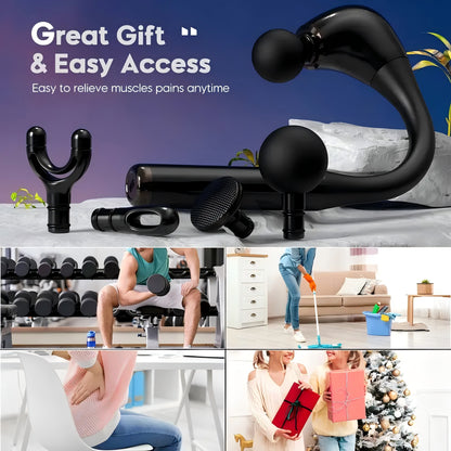 Massage Gun with Extension Handle