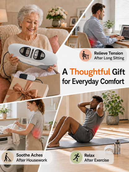 Multifunctional Electric Lumbar Support Massager for Lower Back with Airbag