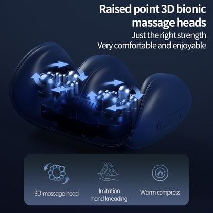 Foot Massager, Shiatsu Foot Massager with Heat, Rechargeable Calf Massager