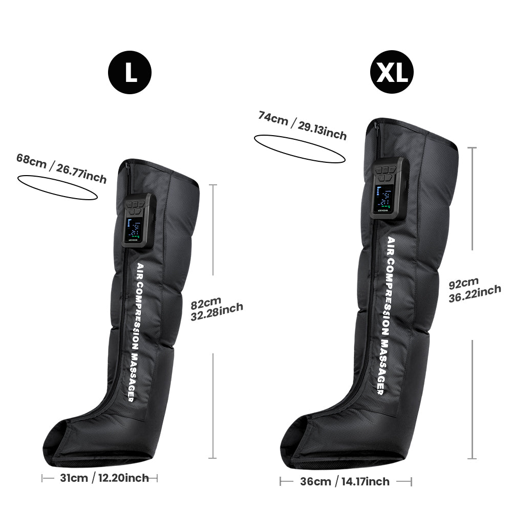 Professional Cordless Rechargeable Air Compression Leg Recovery System