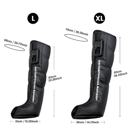 Professional Cordless Rechargeable Air Compression Leg Recovery System