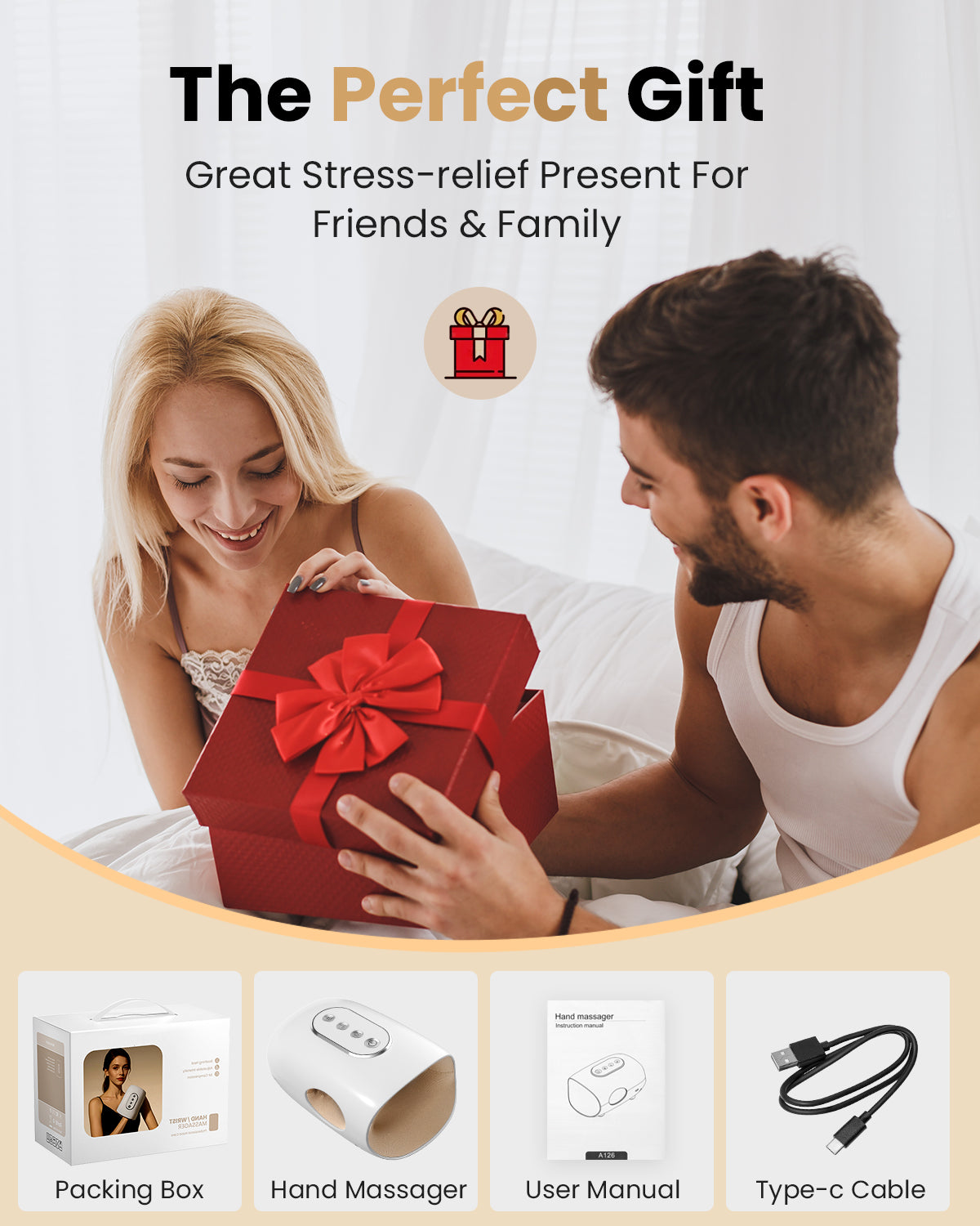 Hand Massager with Heat and Compression