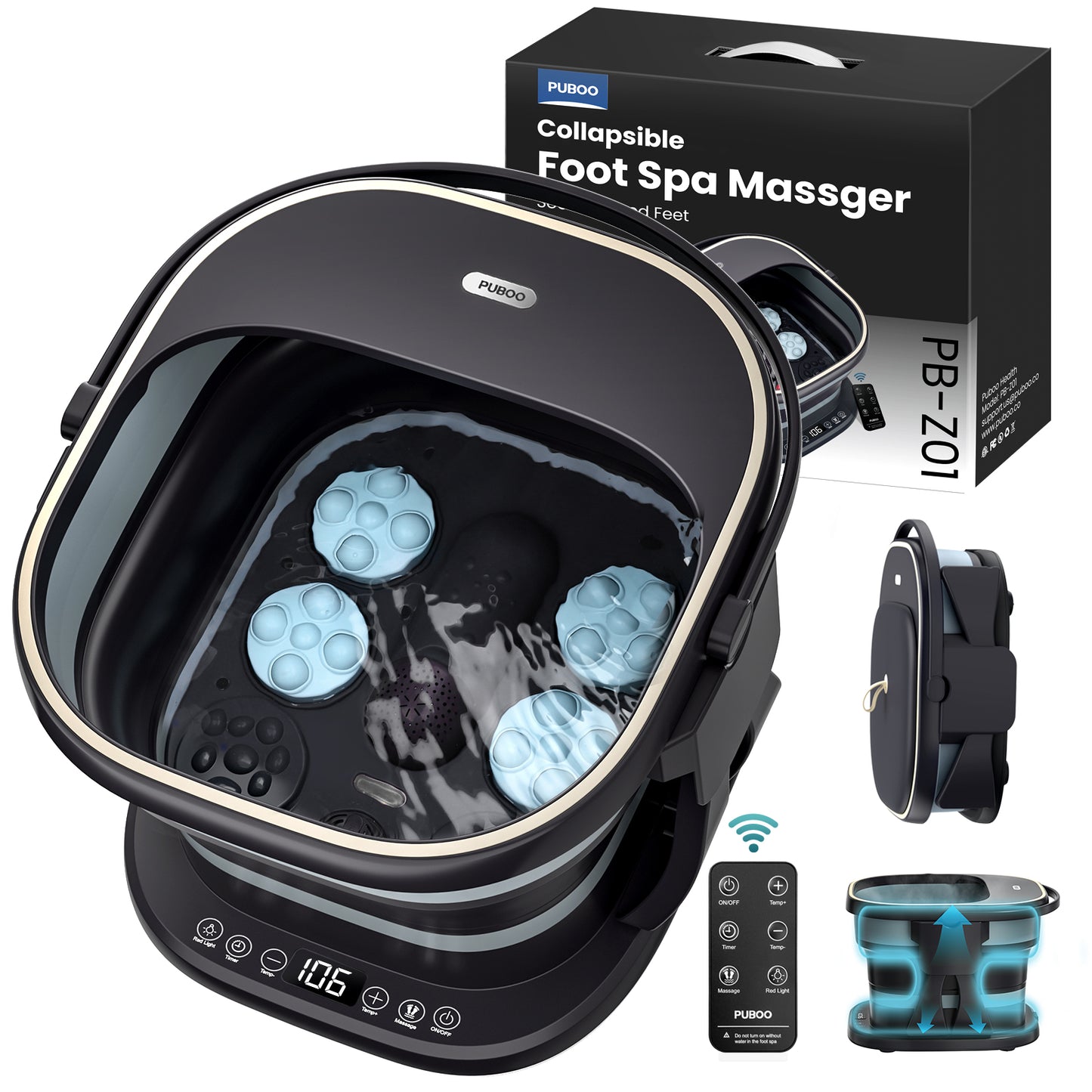 Foot Spa Bath with Heat & Massager
