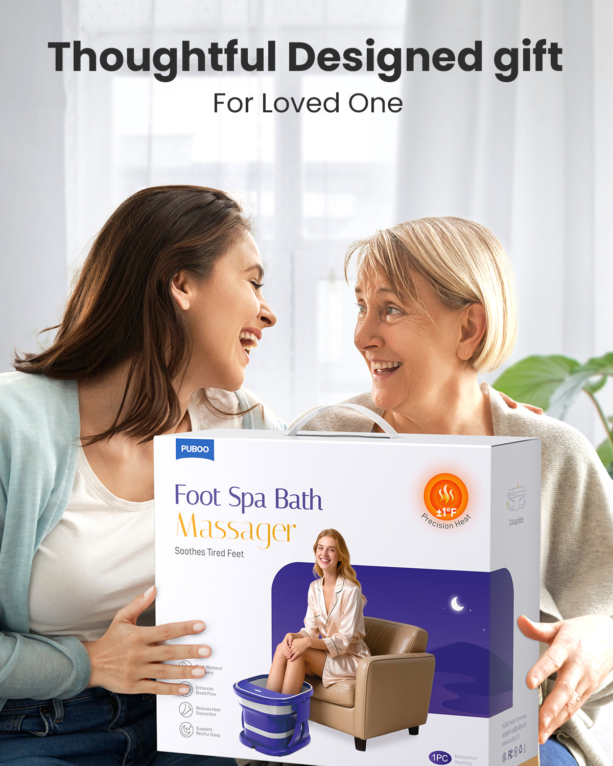Foot Spa Bath with Heat & Massager