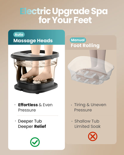 Foot Spa Bath with Heat & Massager