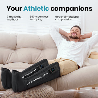 Professional Cordless Rechargeable Air Compression Leg Recovery System